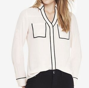 Express button up blouse